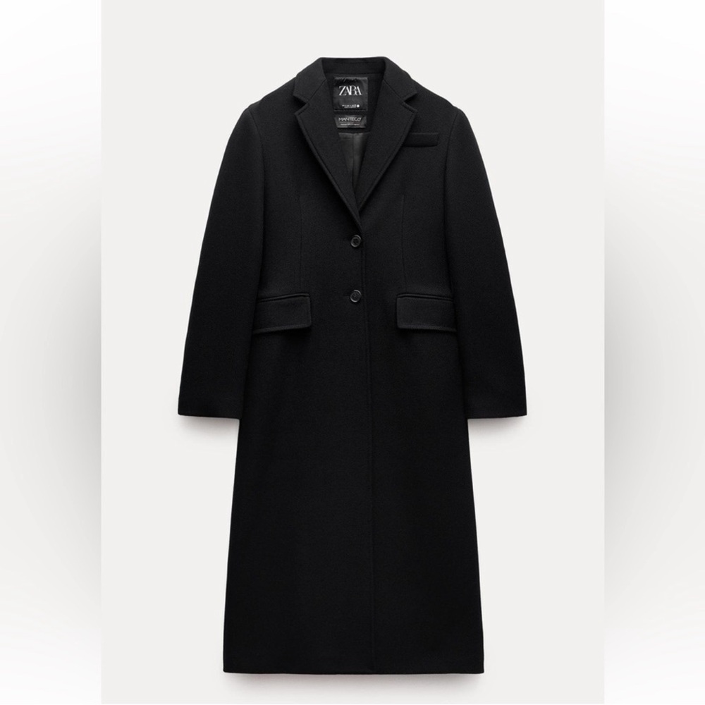 Zara Manteco Wool Coat. Size Small